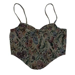 Floral Jacquard Top